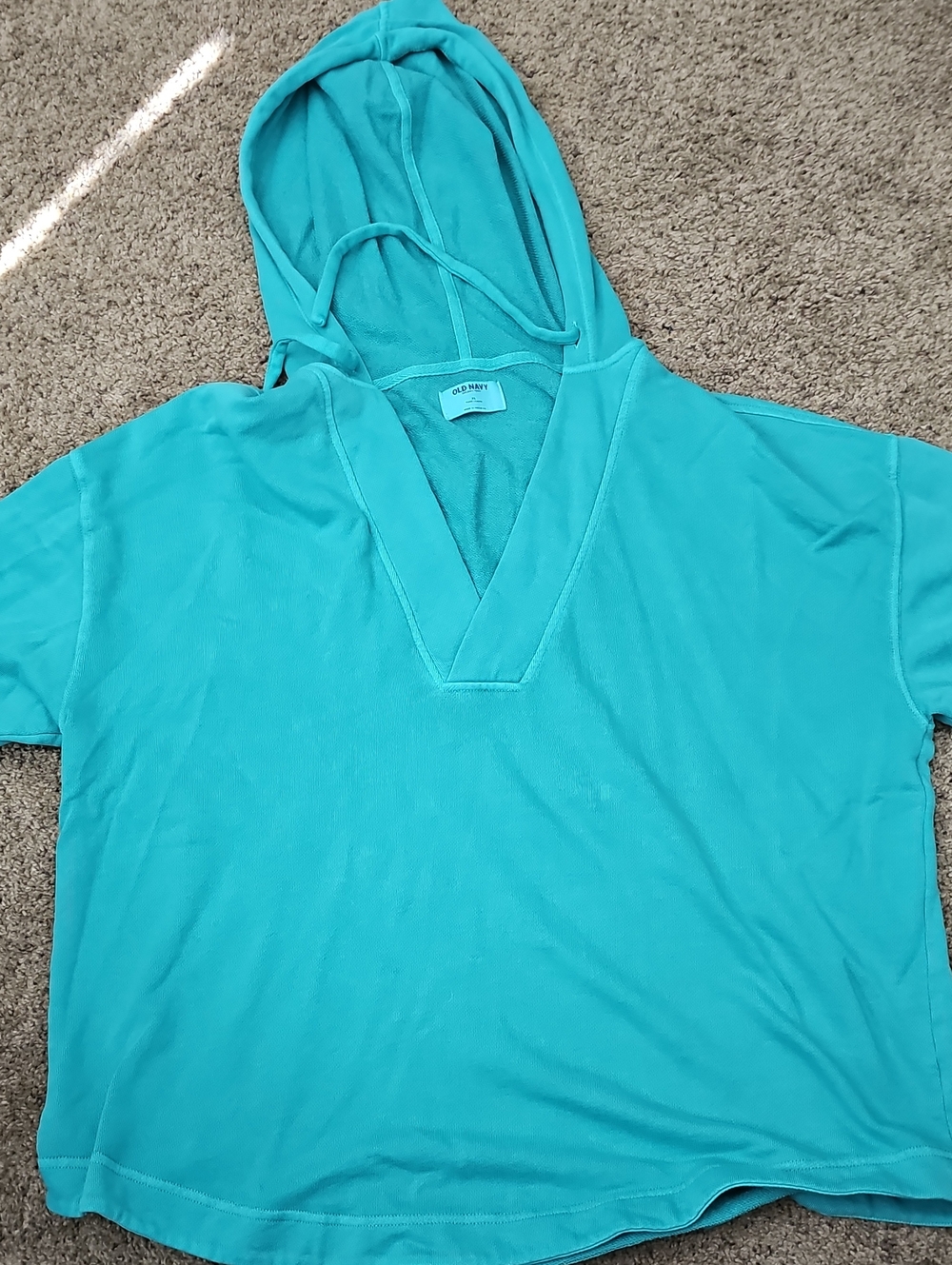 Old Navy Turquois Hooded Top